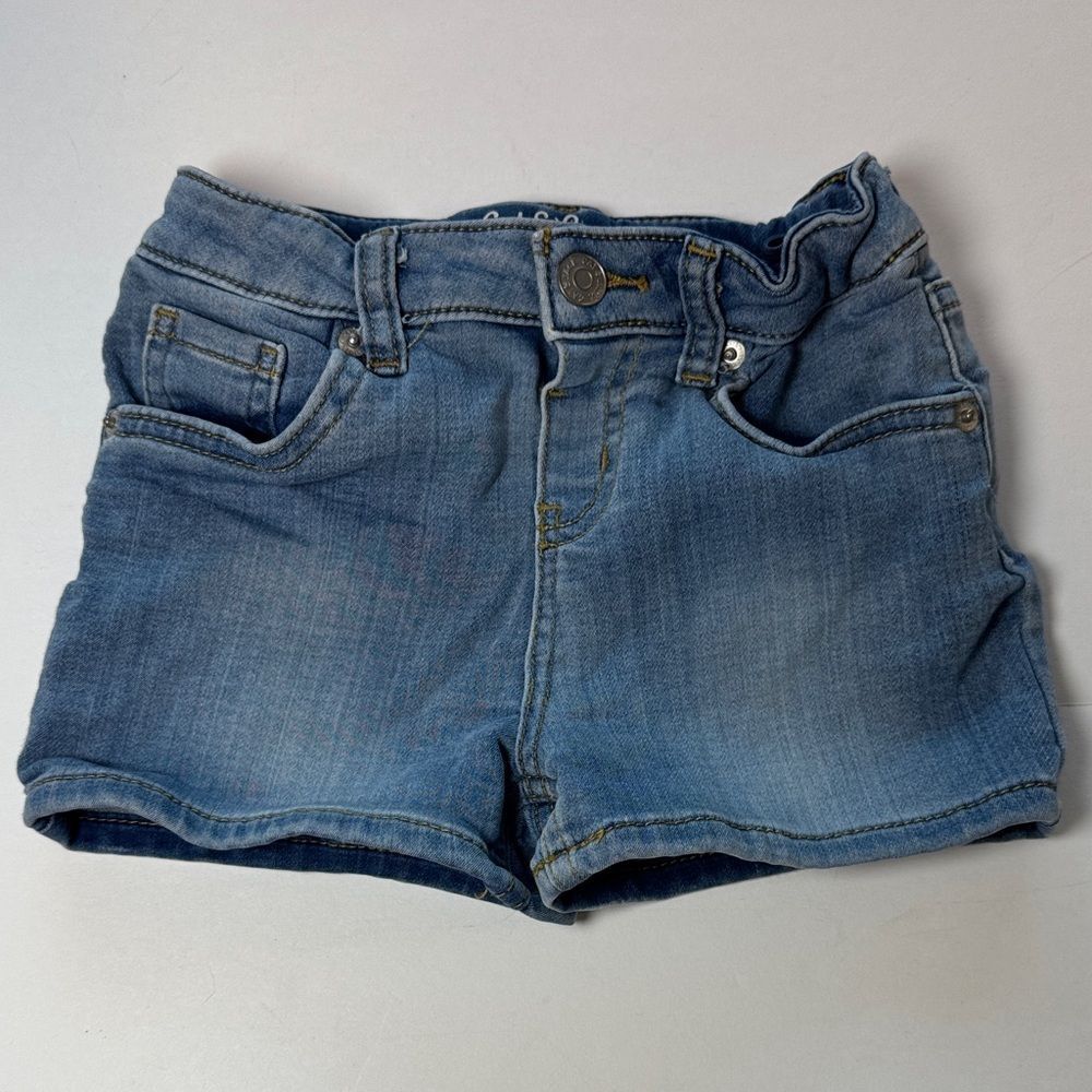 Cat & Jack Girls Classic Blue Denim Shorts Size S (6/6X)